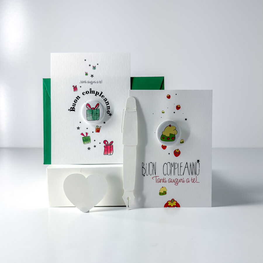 Cartoline con spilla - Serie "Bla bla bla" - immagine 2