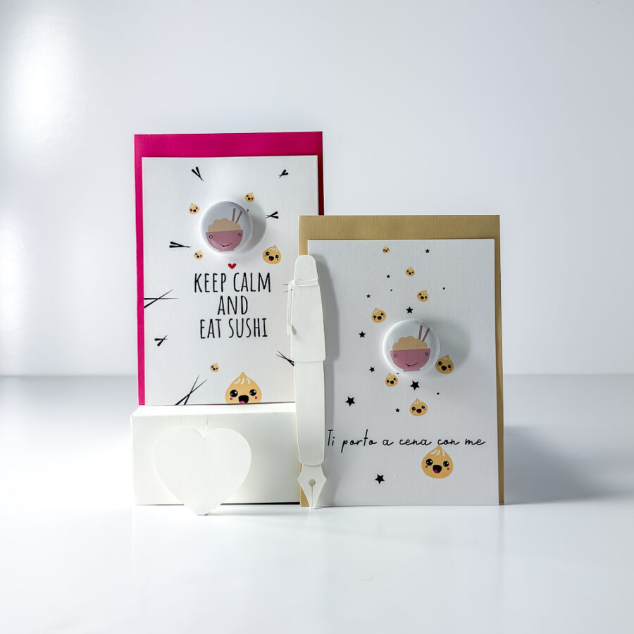 Cartoline con spilla - Serie "Bla bla bla" - immagine 3