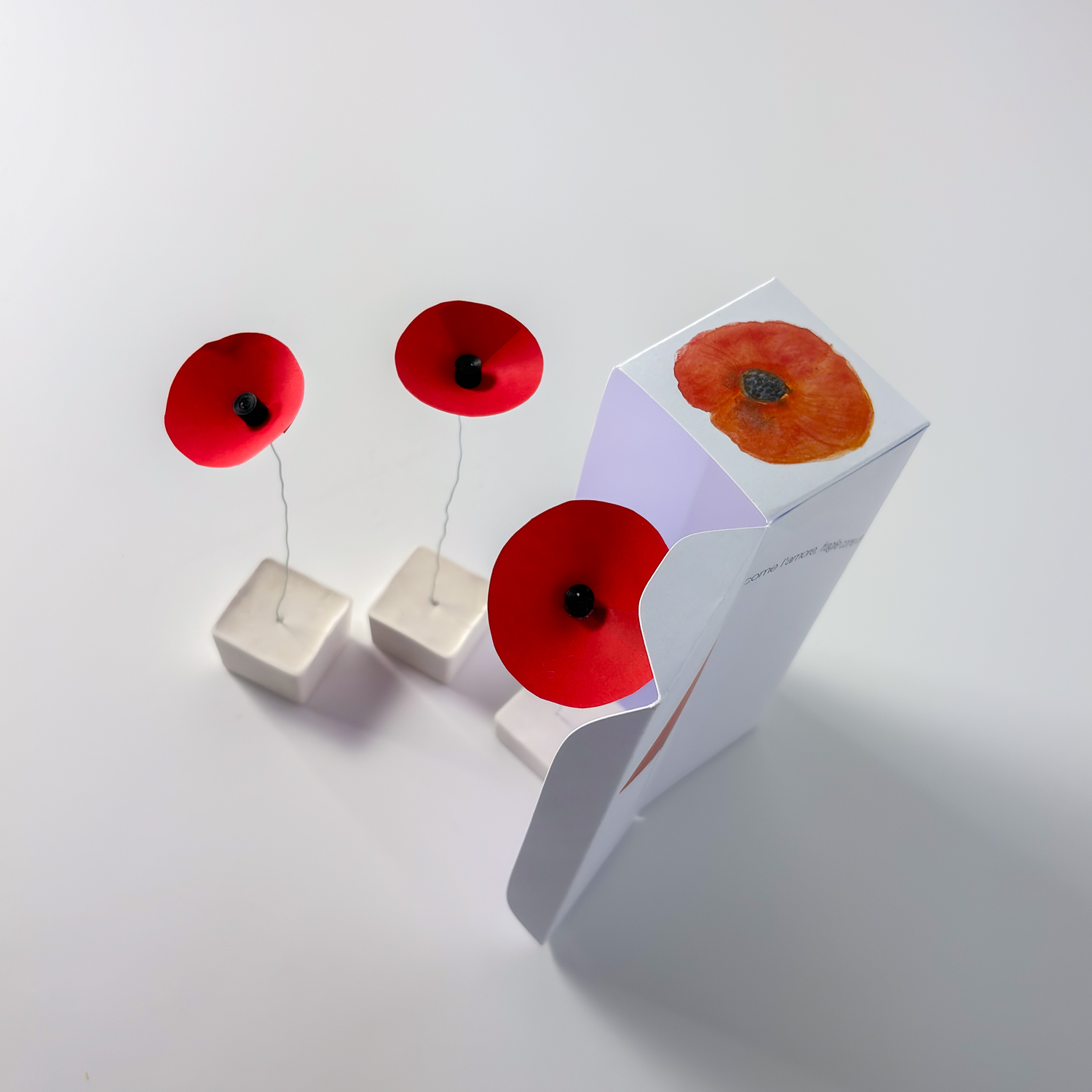 Fiori di carta - Papavero - immagine 4