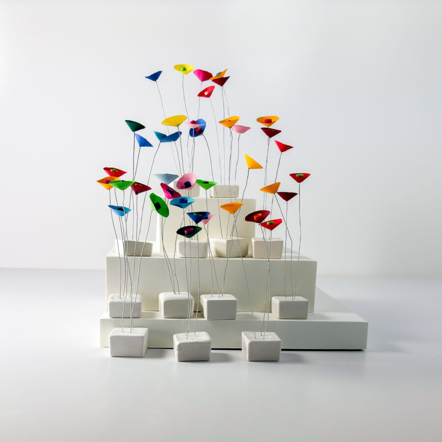Fiori di carta - Trio di fiori - immagine 3