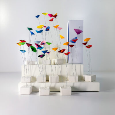 Fiori di carta - Trio di fiori