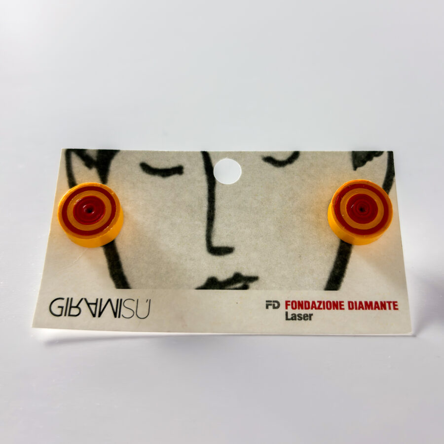 Orecchini Giramisù - Bottone - immagine 6