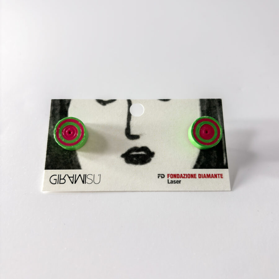 Orecchini Giramisù - Bottone - immagine 5
