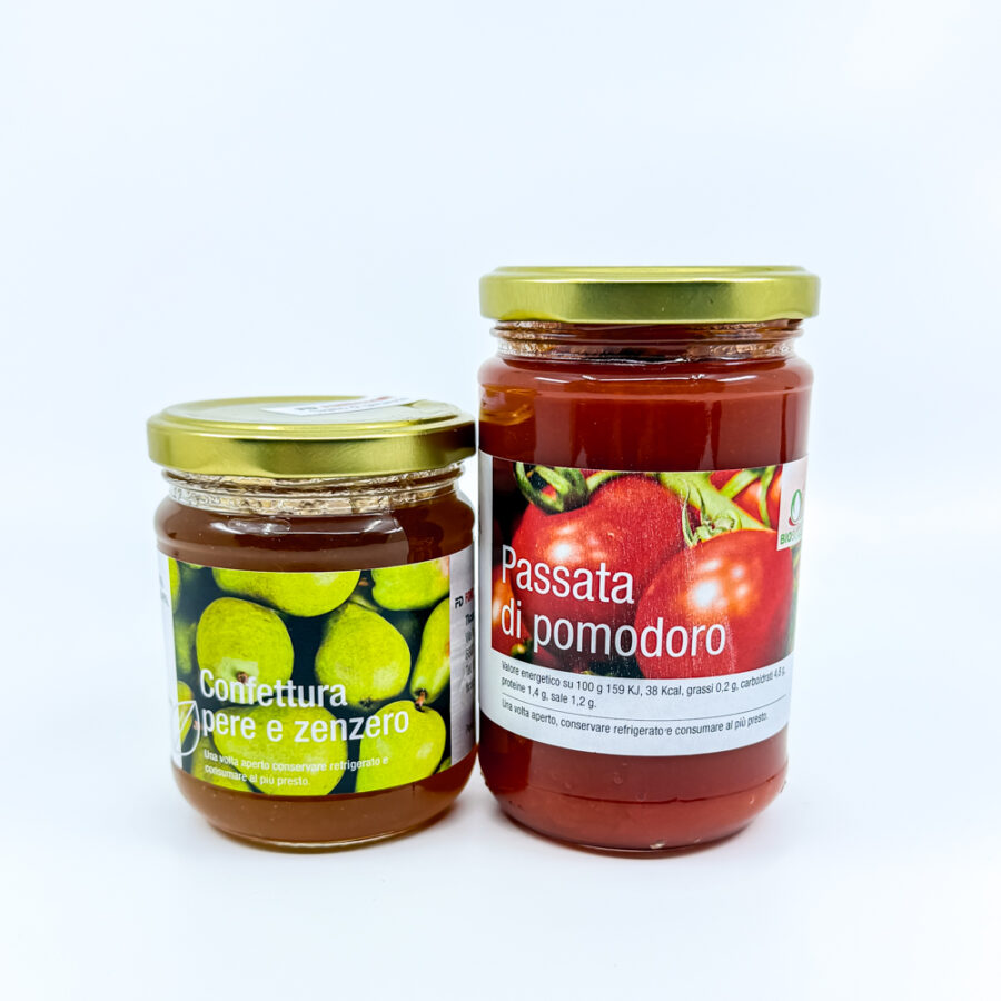 Duo passata di pomodoro BIO SUISSE e marmellata di pera e zenzero - immagine 2