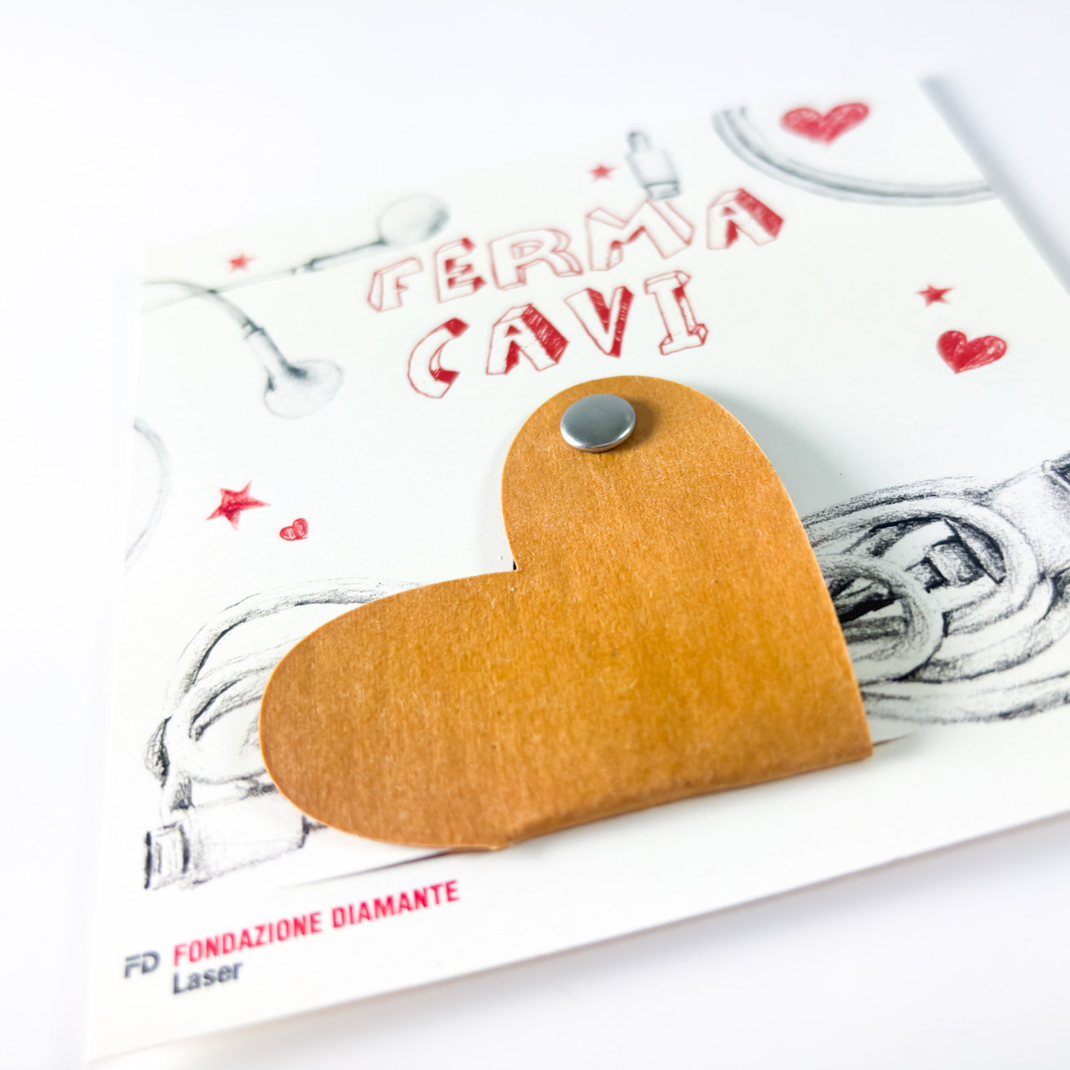 Portacavi "A cuor leggero" - immagine 2