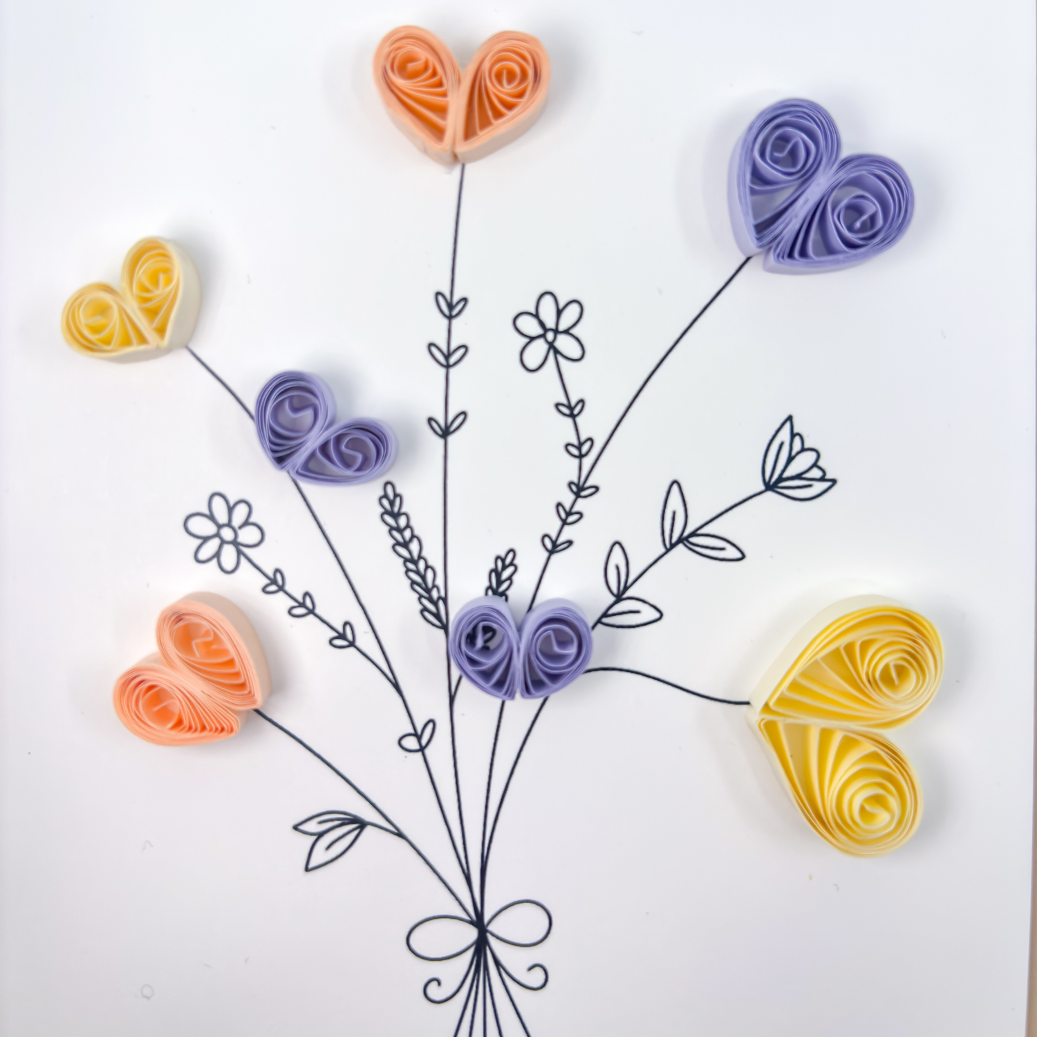 Cartolina "Mazzolin di cuori" - immagine 5