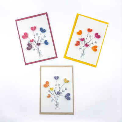 Cartolina "Mazzolin di cuori"