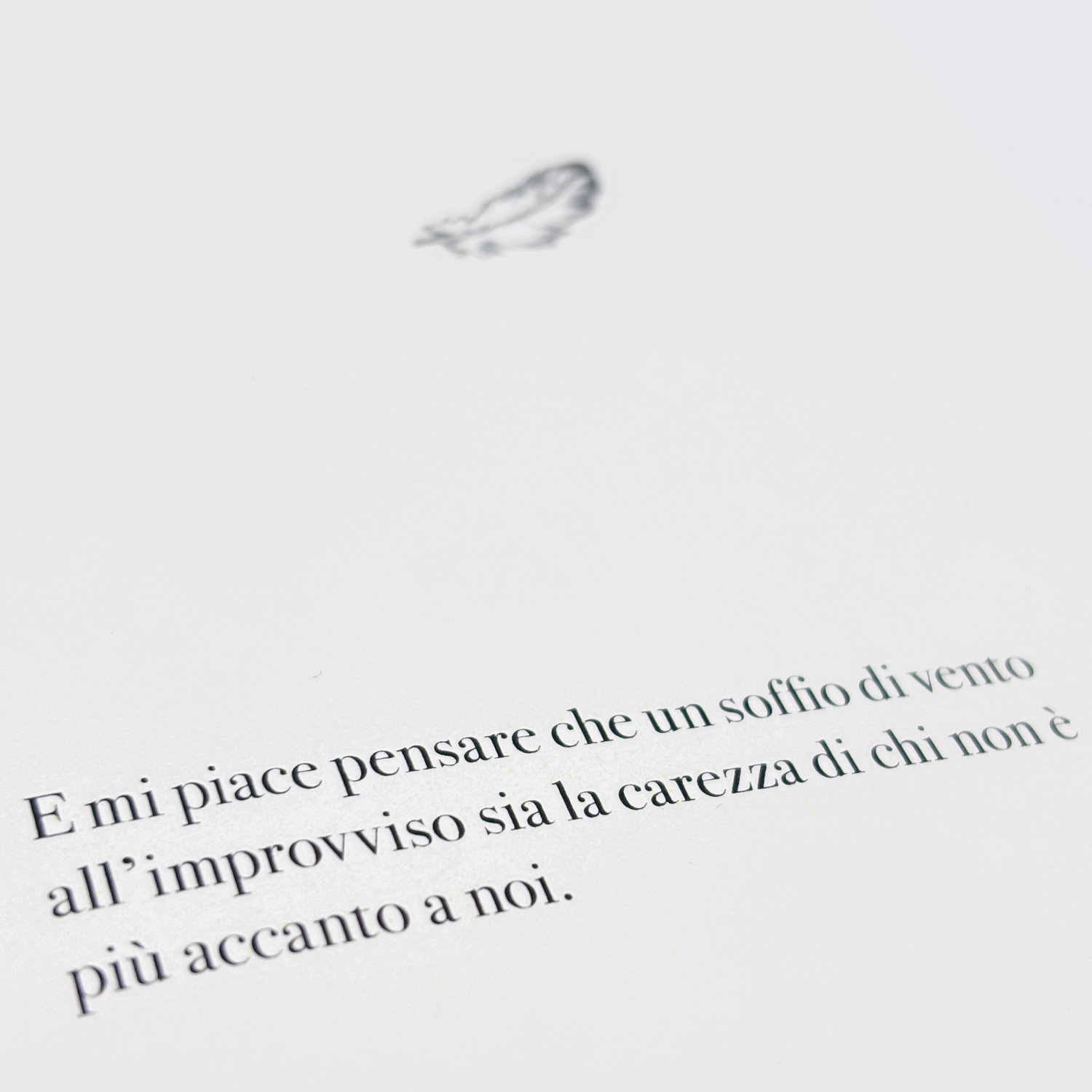 Biglietto di condoglianze - "La Piuma" - immagine 2